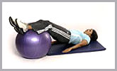 Seated leg raise